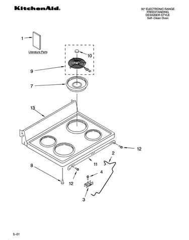 Cooktop parts