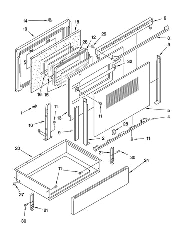 Door and drawer parts