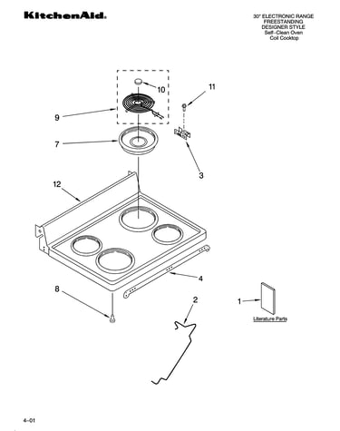 Cooktop parts