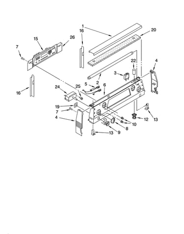Control panel parts