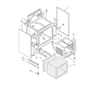 KitchenAid YKERS507HW3 oven chassis parts diagram