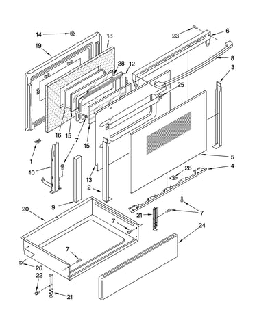 Door and drawer parts