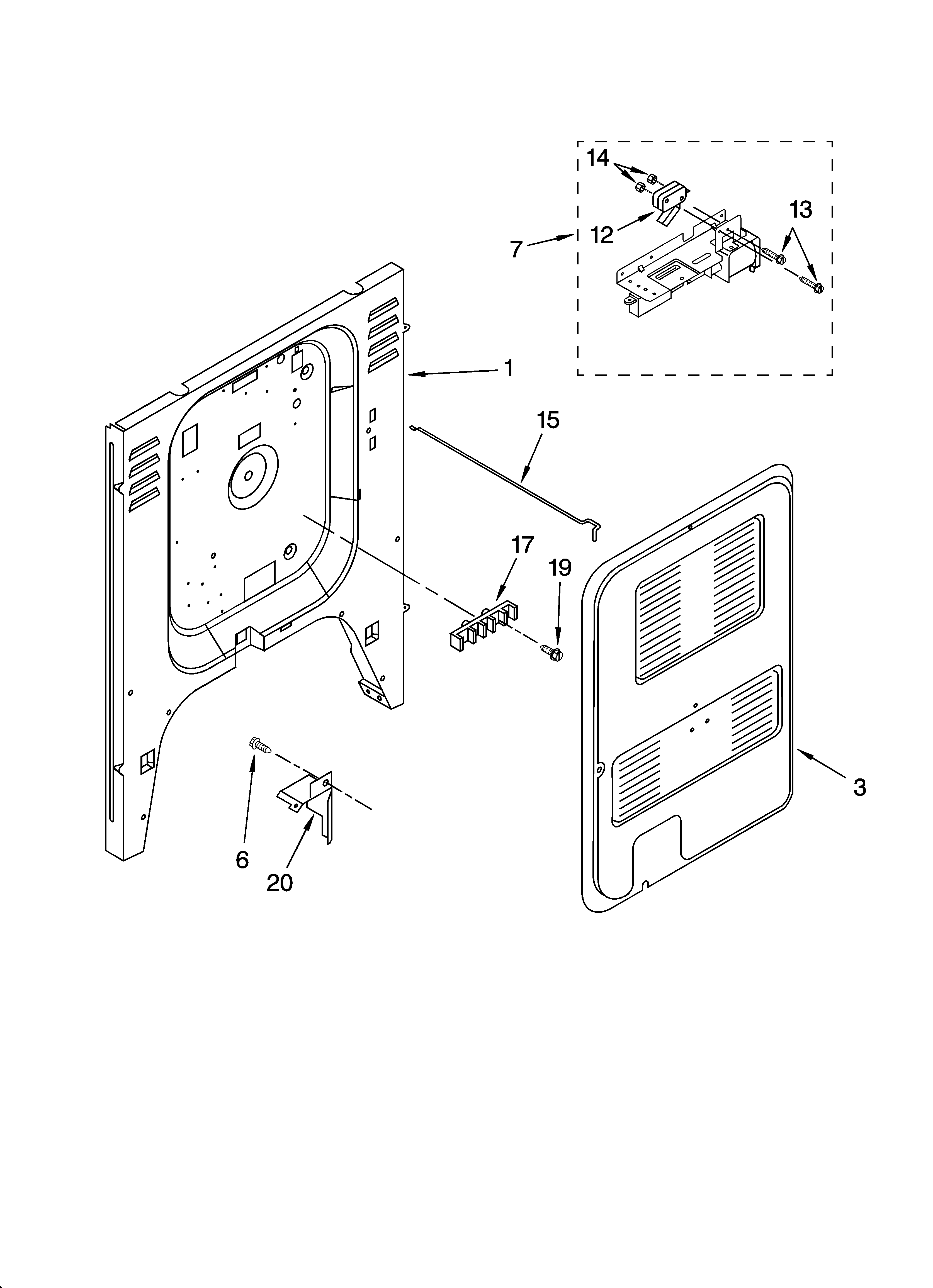 Rear chassis parts, miscellaneous parts