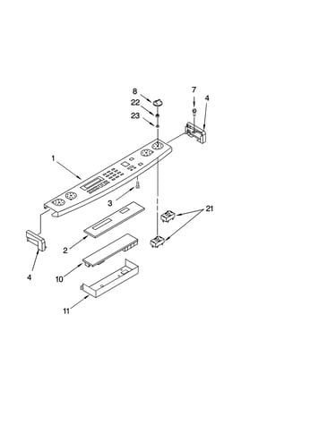 Control panel parts