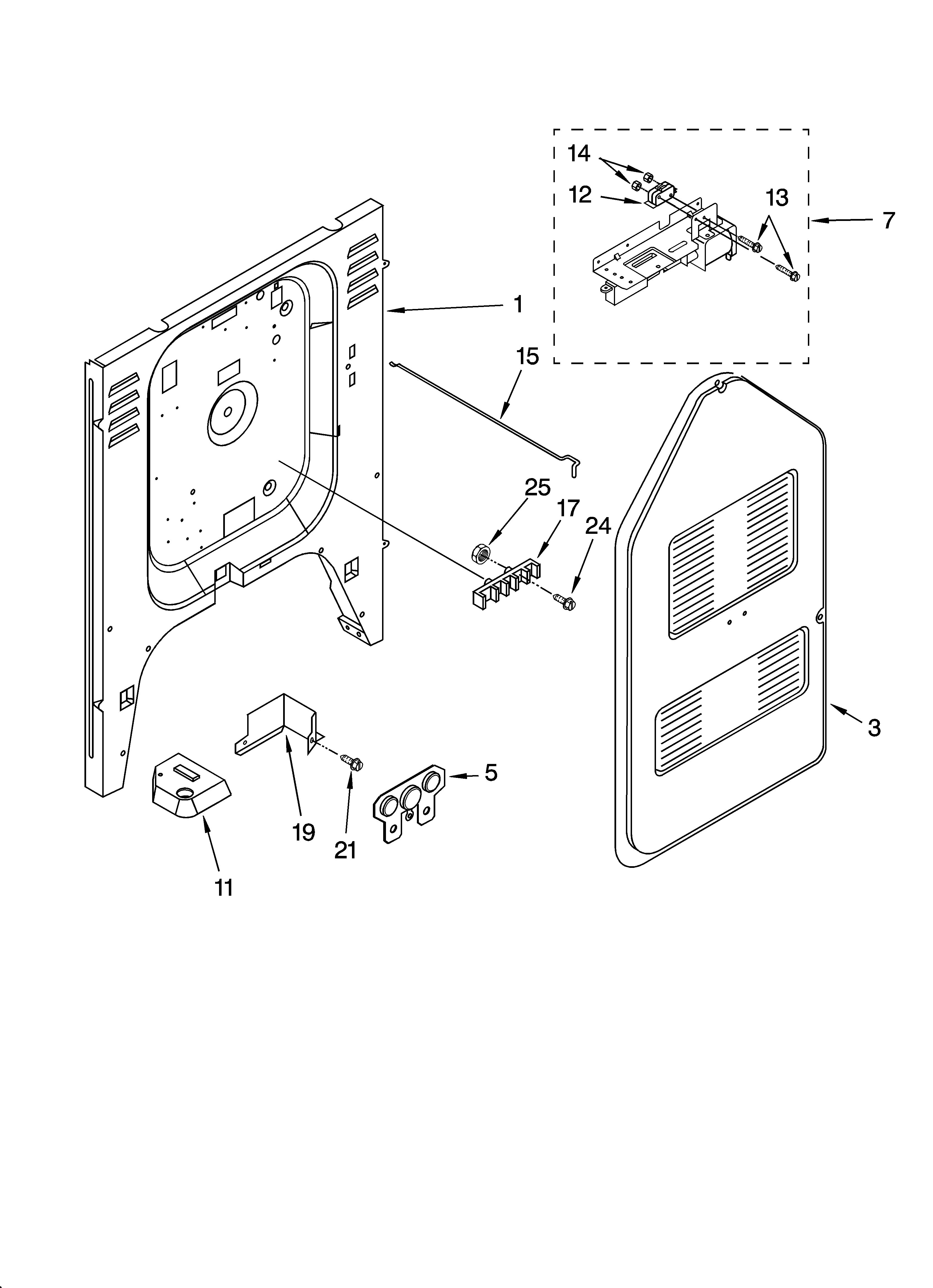 Rear chassis parts