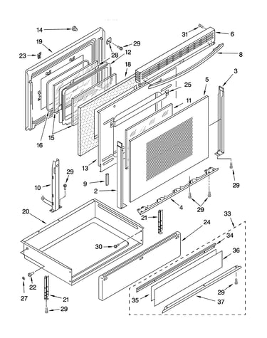 Door and drawer parts