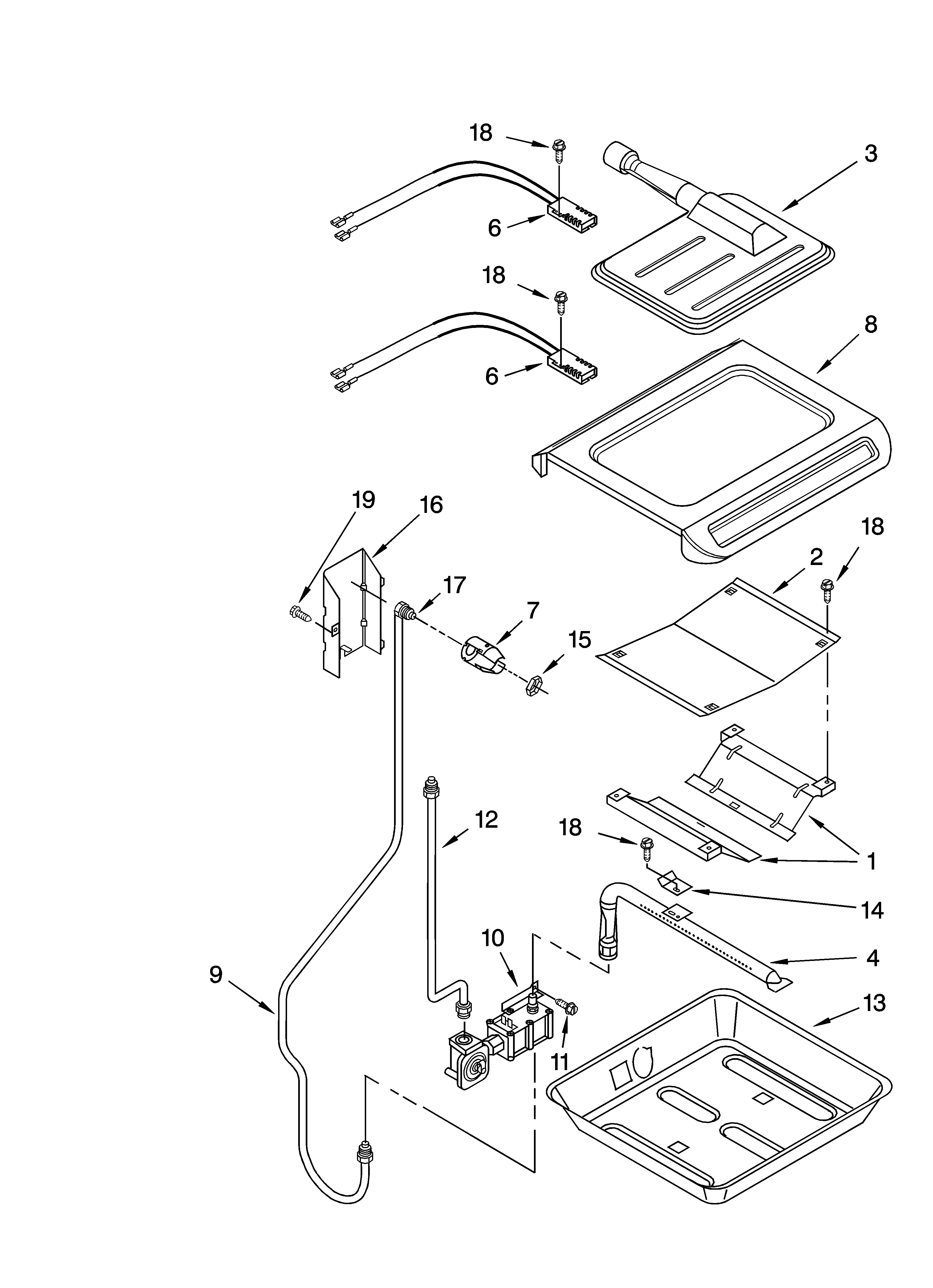 Broiler & oven burner parts