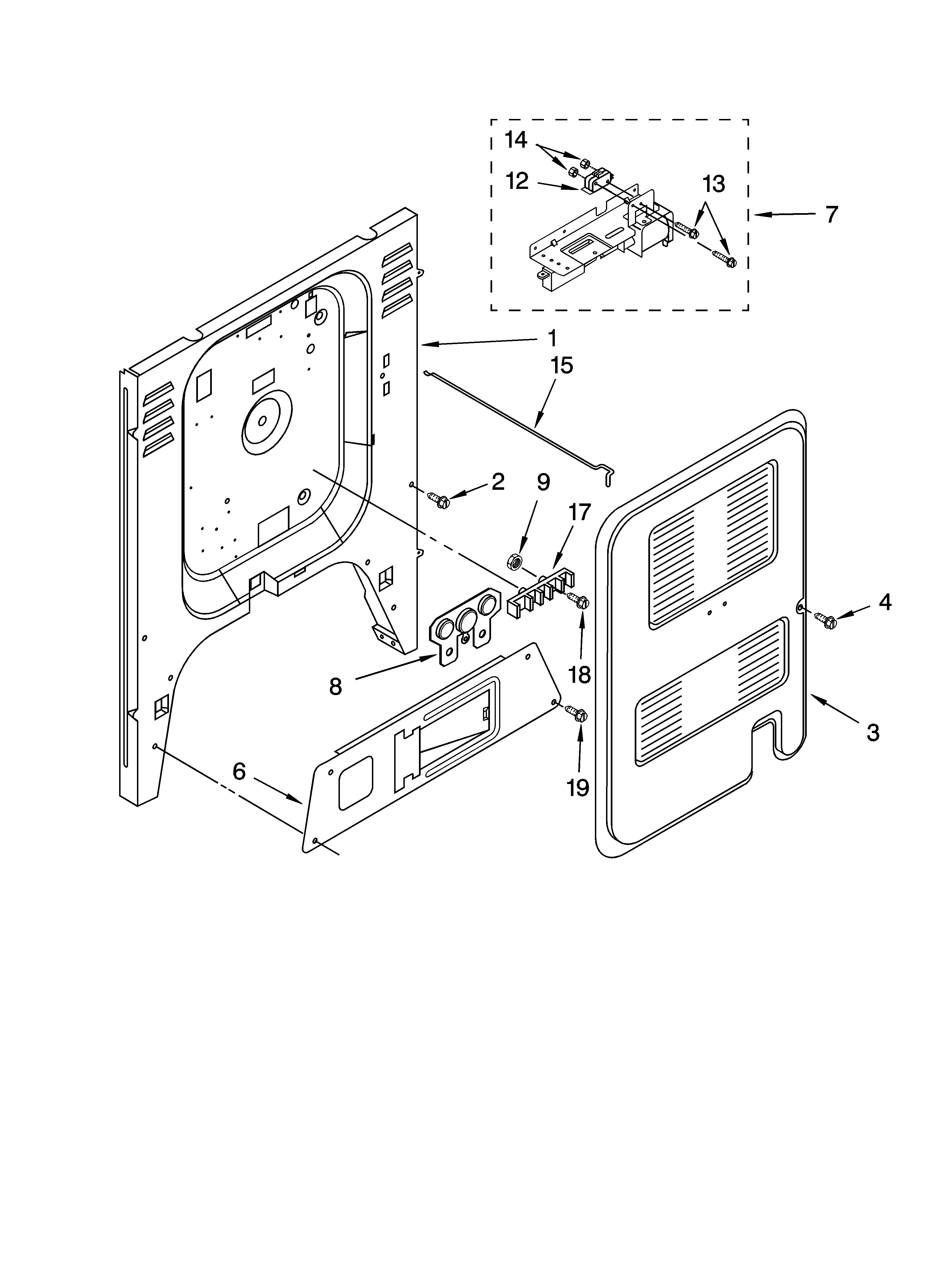 Rear chassis parts, miscellaneous parts