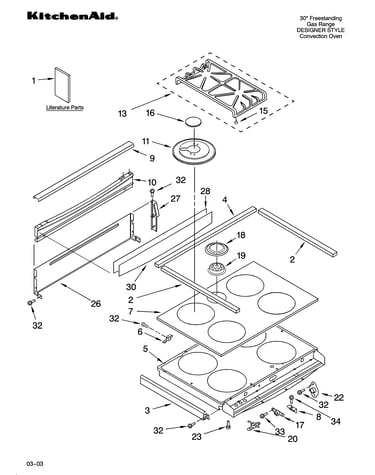 Cooktop parts