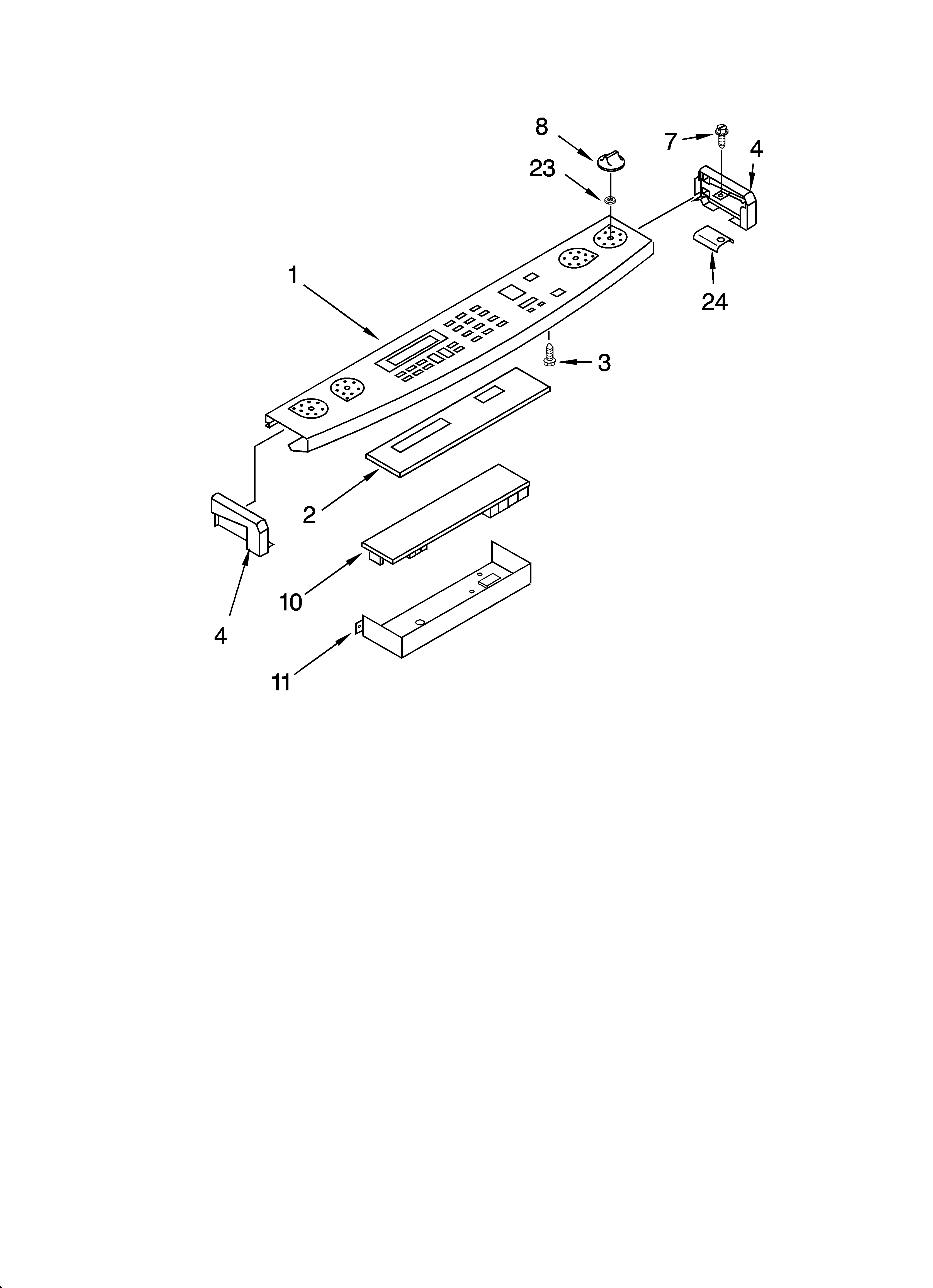 CONTROL PANEL PARTS