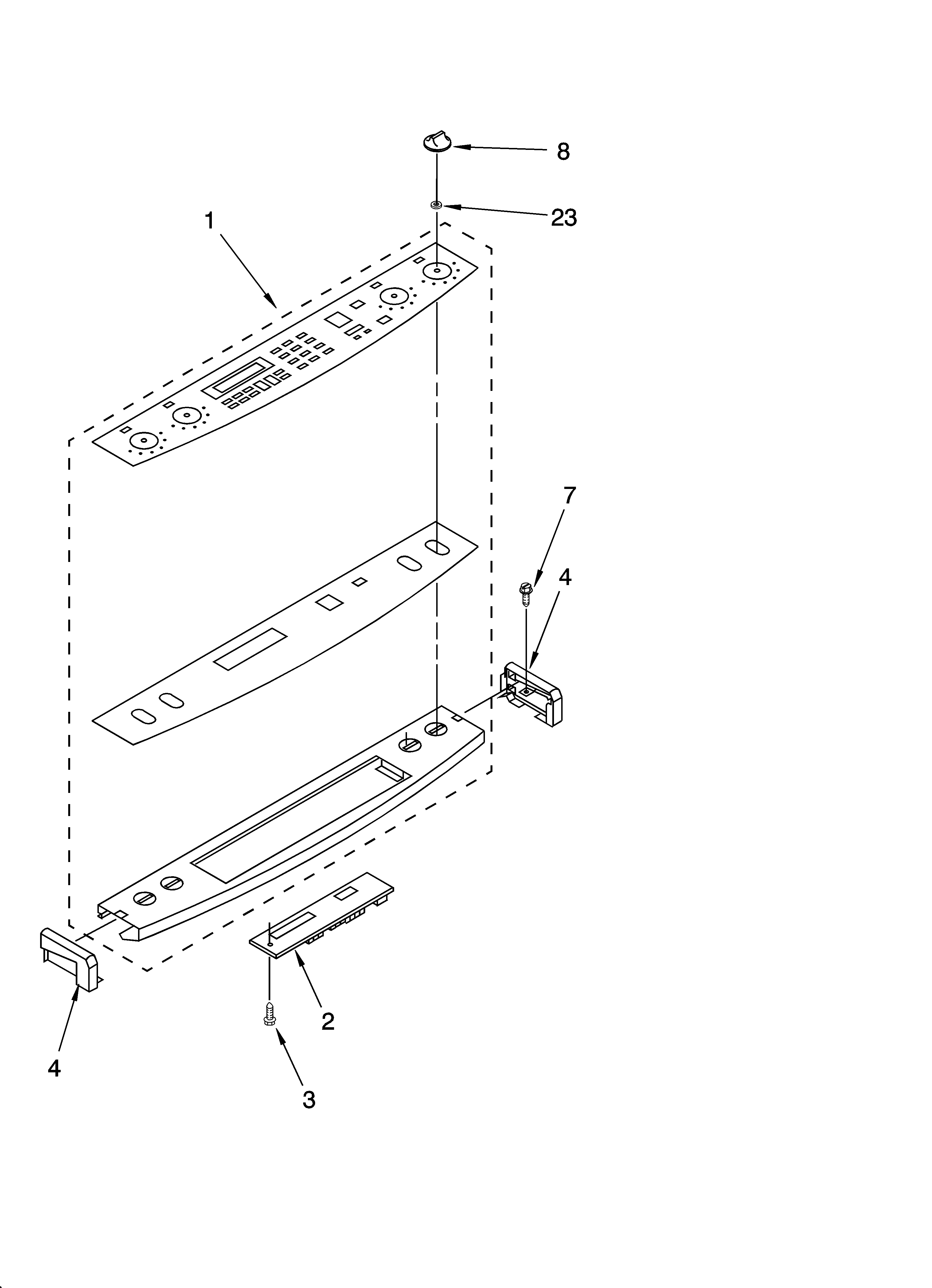 Control panel parts