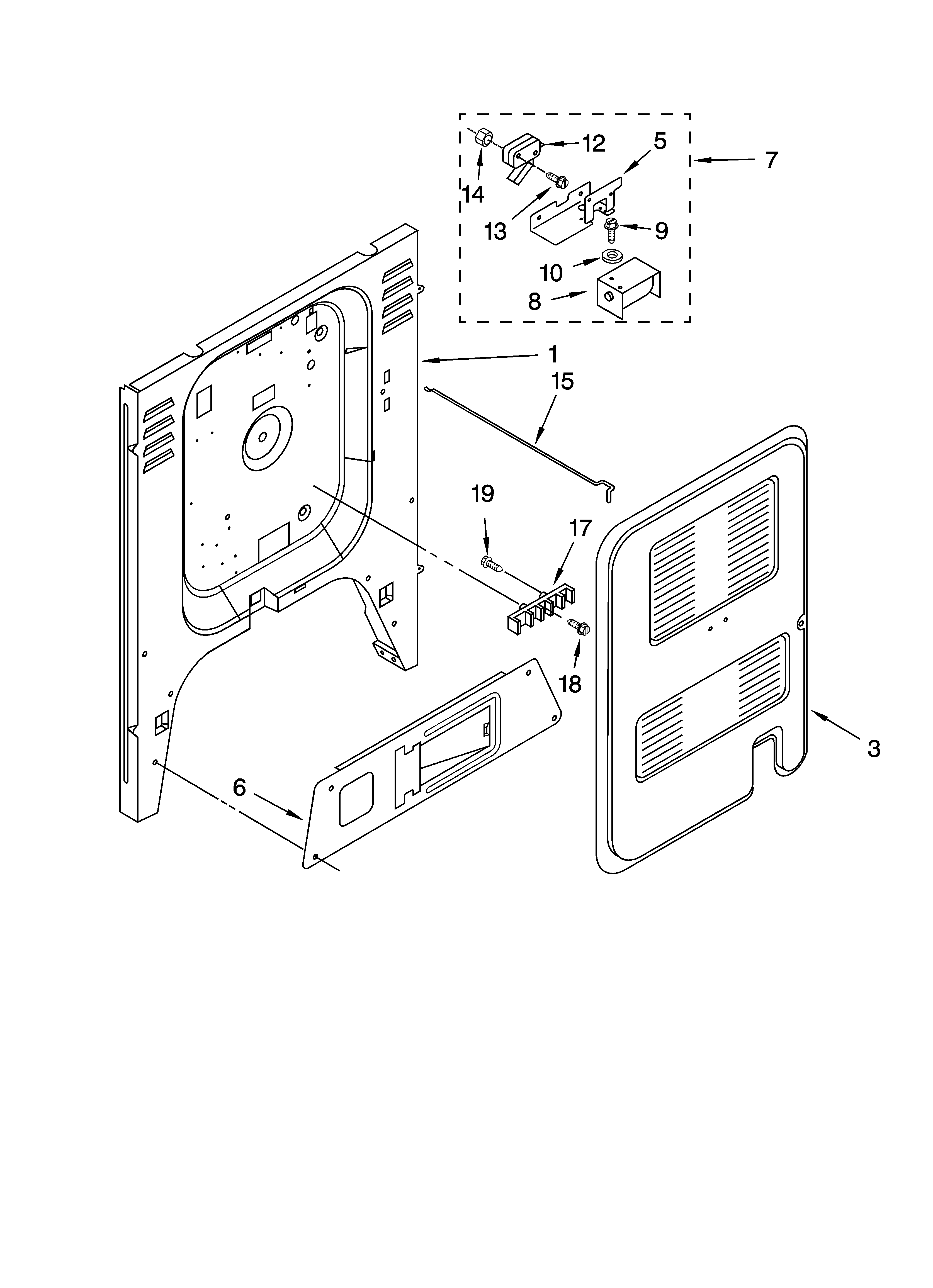 Rear chassis parts, miscellaneous parts