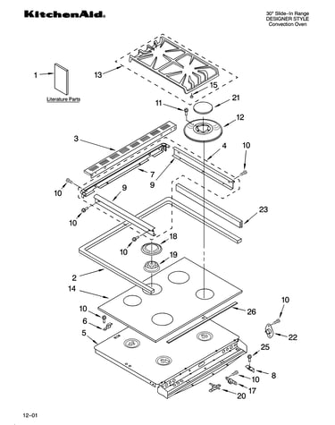 Cooktop parts