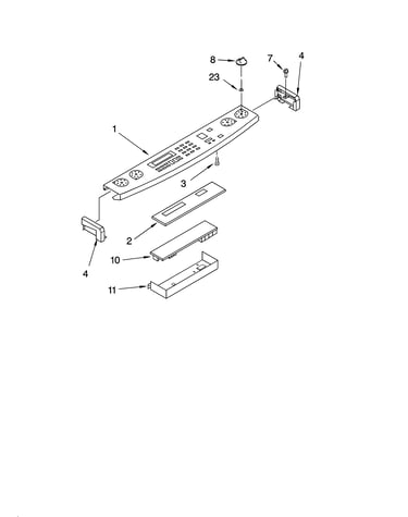 Control panel parts