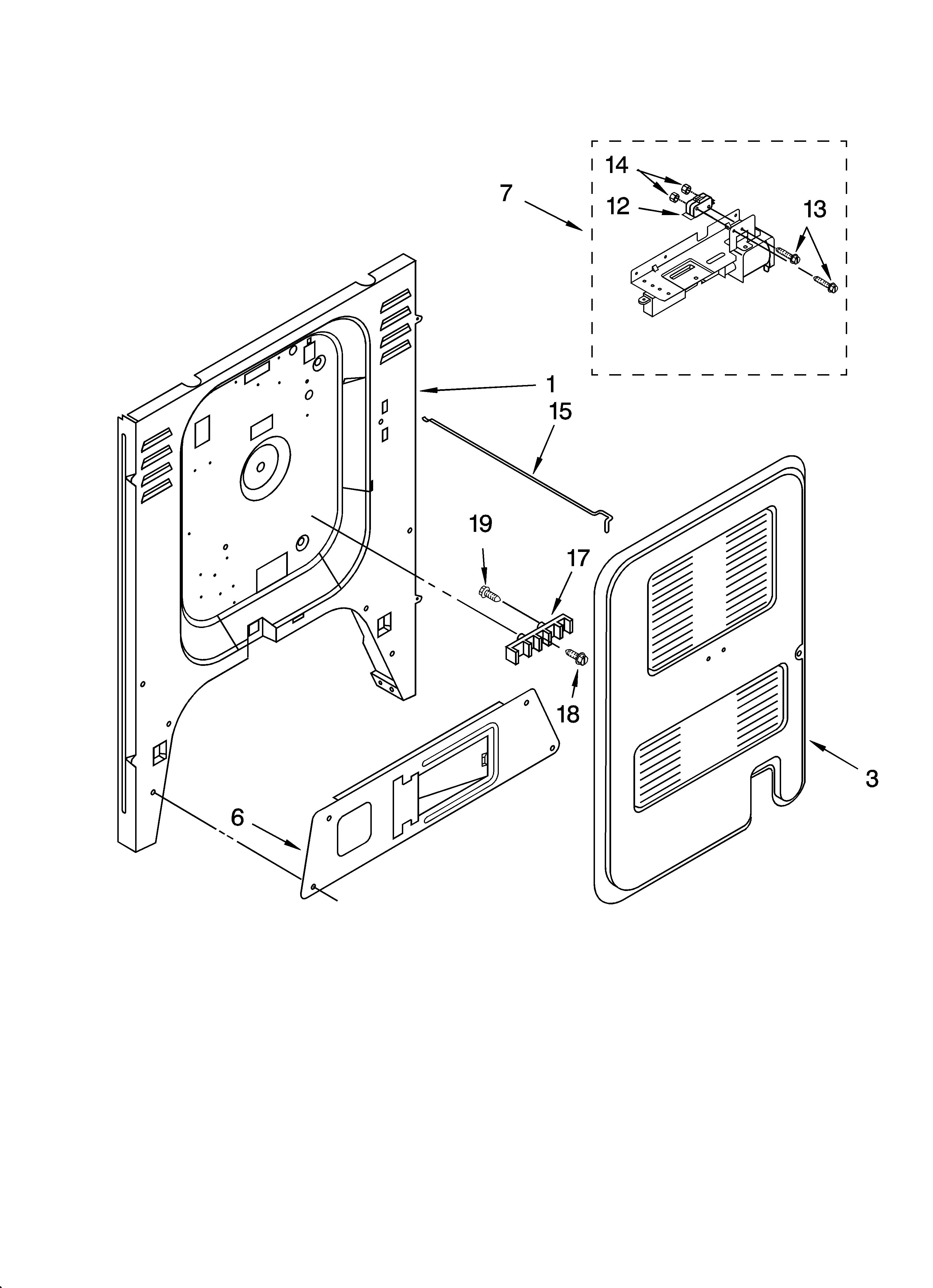 Rear chassis parts, miscellaneous parts
