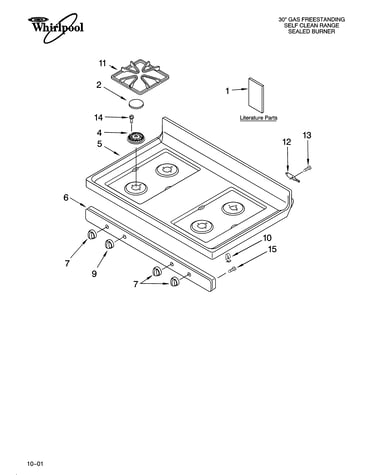 Cooktop parts