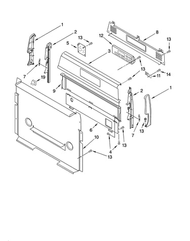 Control panel parts