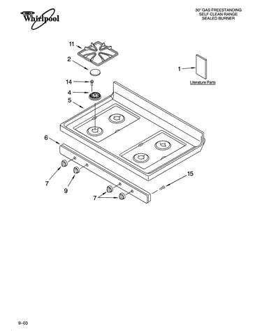 Cooktop parts