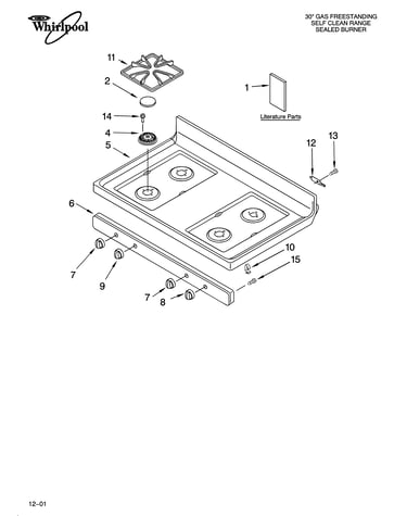 Cooktop parts