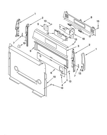 Control panel parts