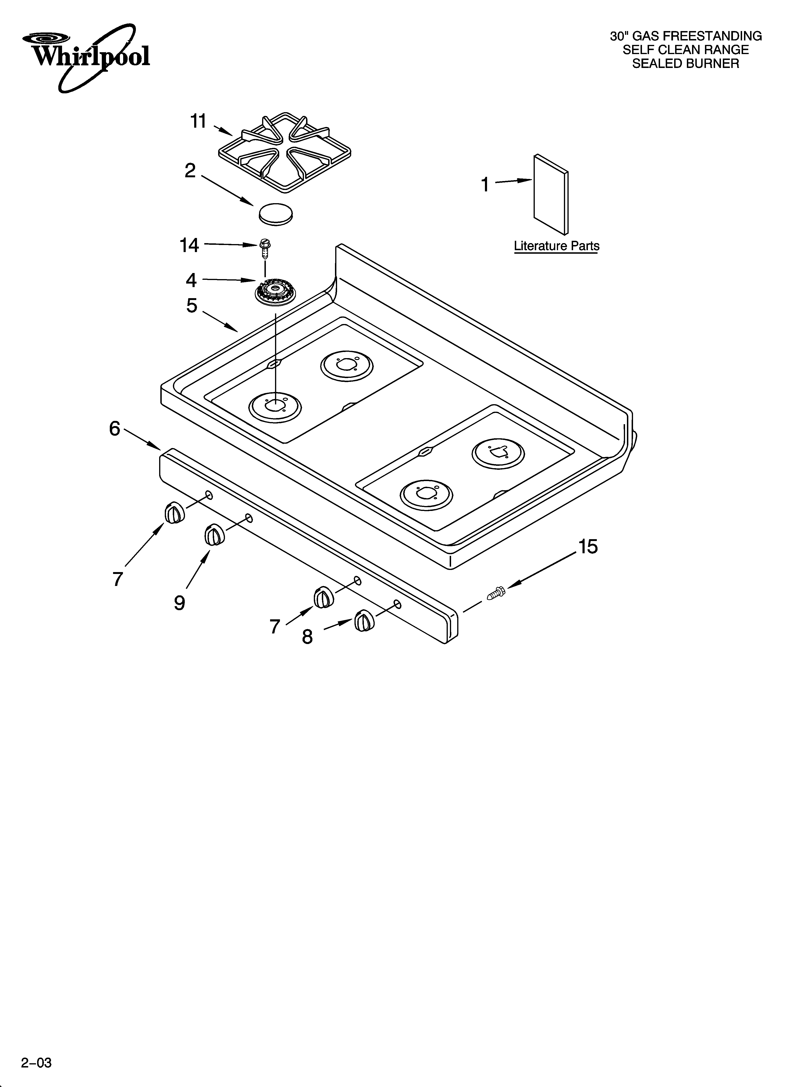 Cooktop parts