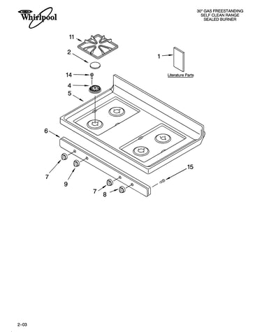 Cooktop parts