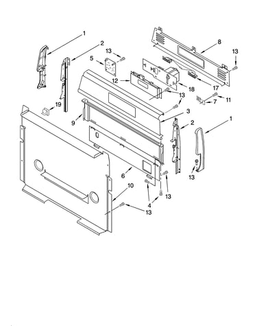 Control panel parts