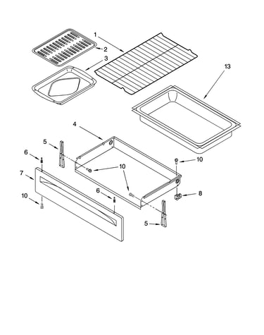 Drawer & broiler parts