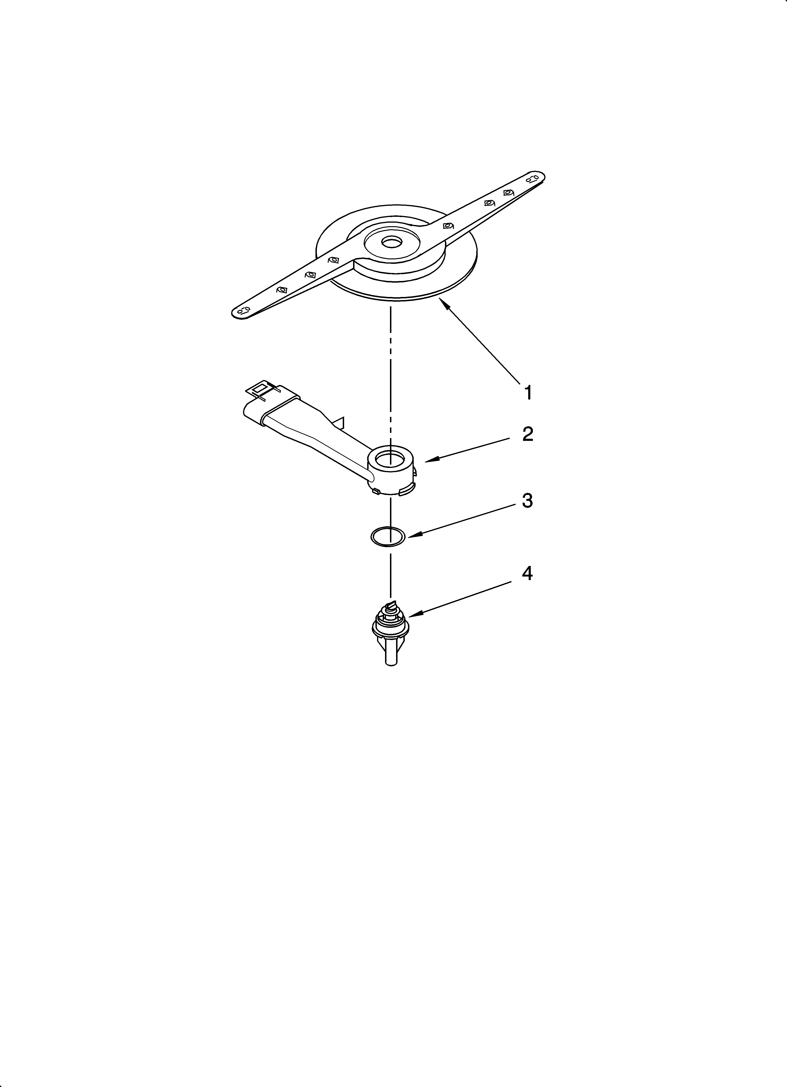Lower washarm parts