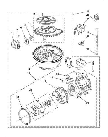 Pump and motor parts