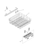 Upper rack and track parts