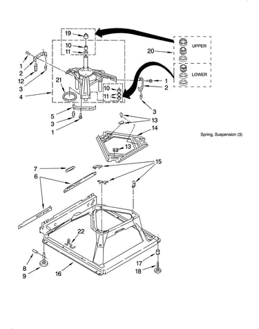 Machine base parts