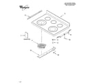 Whirlpool GERP4120SS0 cooktop parts diagram