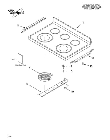 Cooktop parts