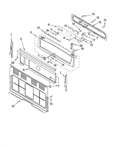 Control panel parts