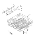Upper rack and track parts