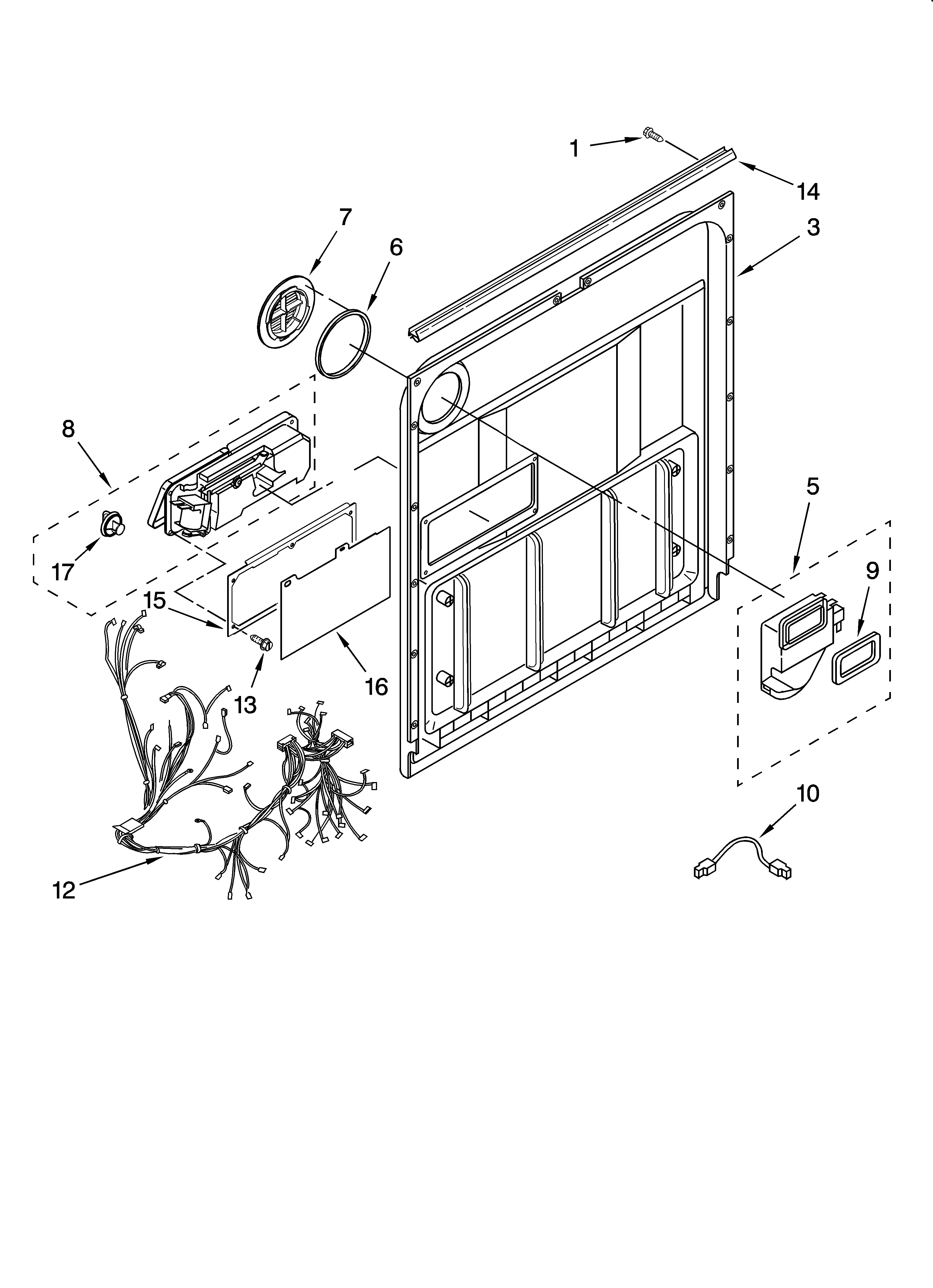 Door and latch parts