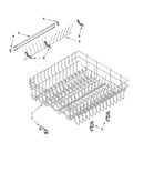 Upper rack and track parts