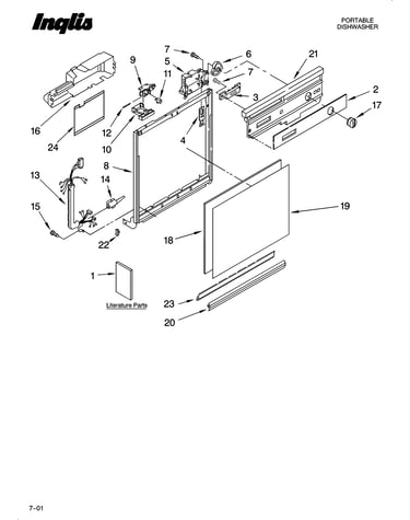 Frame and console parts