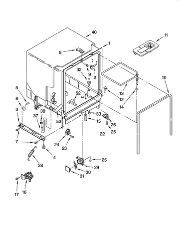 Tub assembly parts