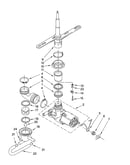 Pump and spray arm parts