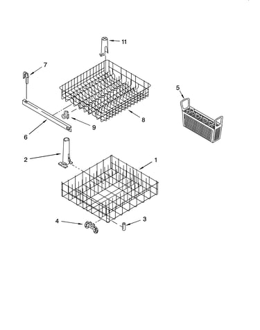 Dishrack parts