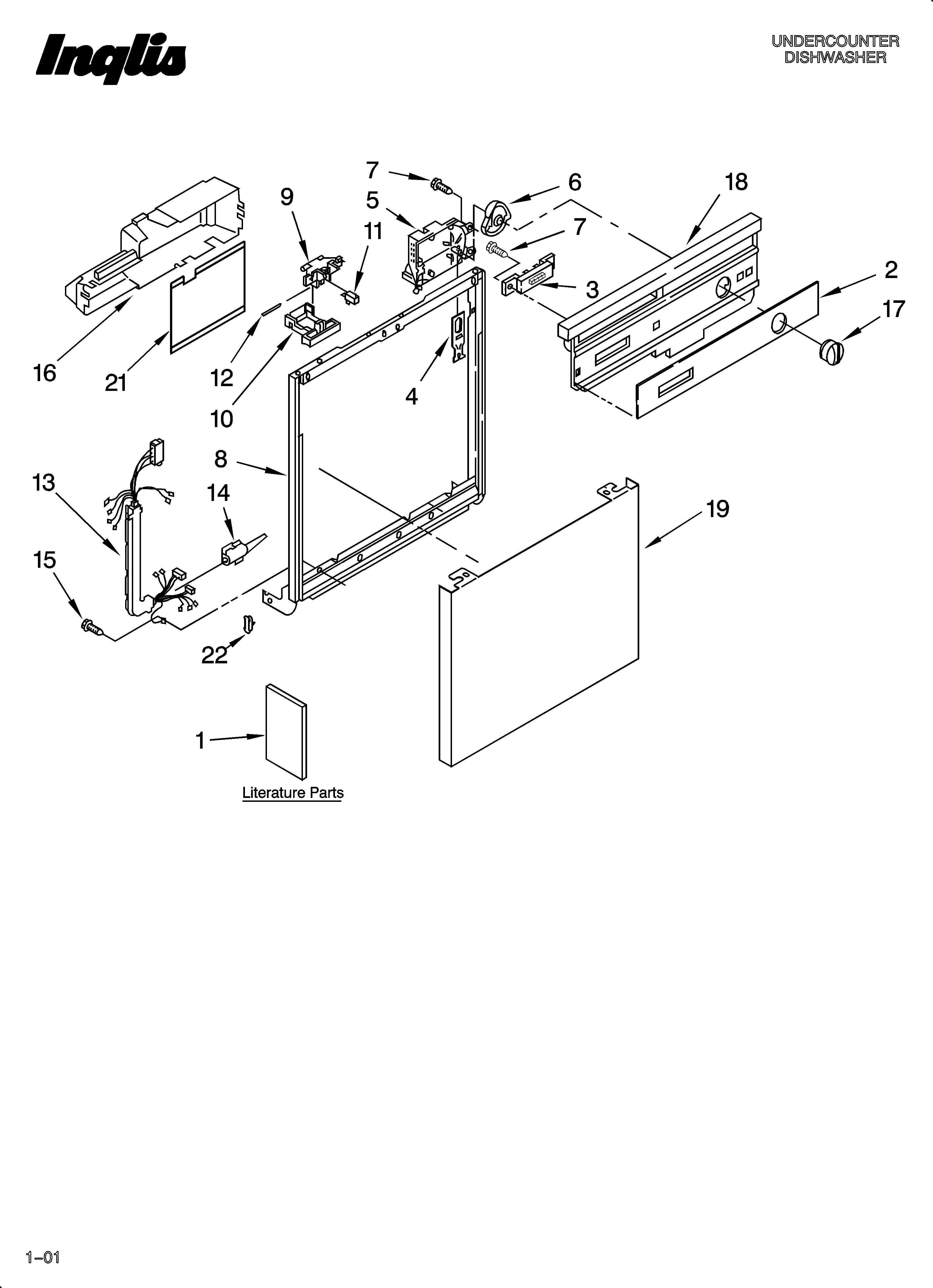 Frame and console parts