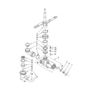 Inglis IJU25262 pump and spray arm parts diagram