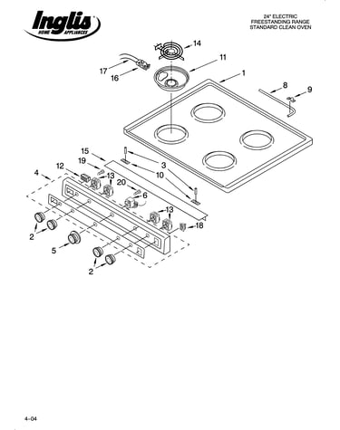 Cooktop parts