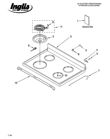 Cooktop parts