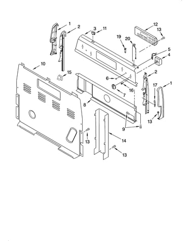 Control panel parts