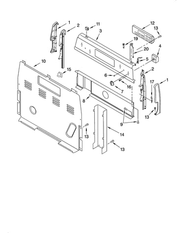 Control panel parts