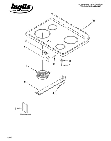 Cooktop parts