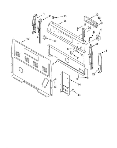 Control panel parts